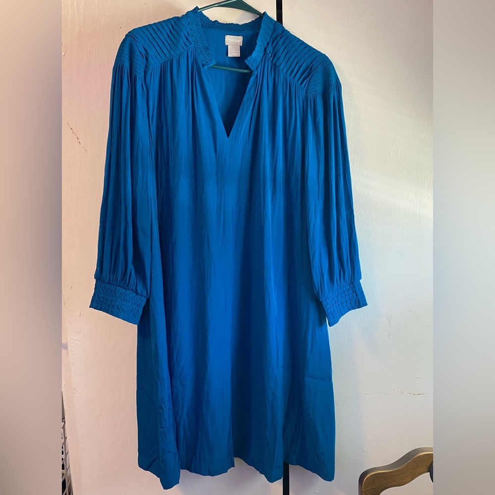 CHICOS Plus size long sleeve Dress